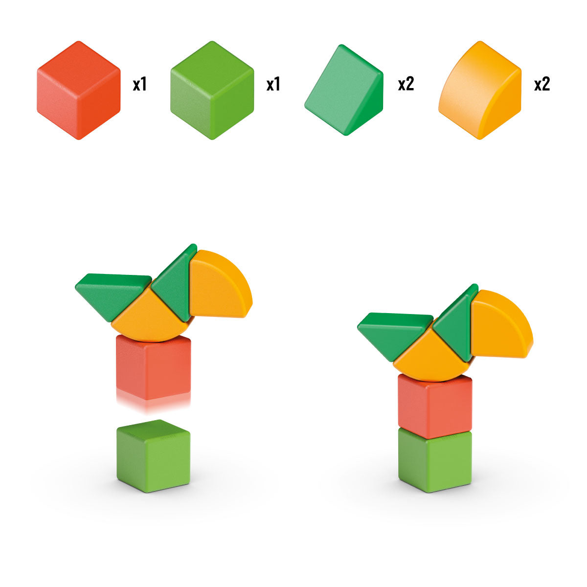 GeoMag MagiCube Shapes 6 Piece Set