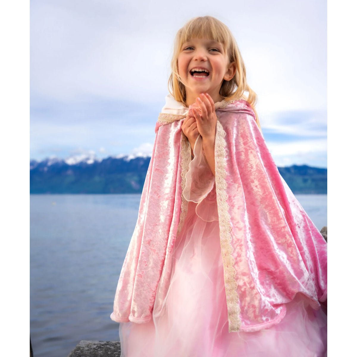 Deluxe Pink Princess Cape