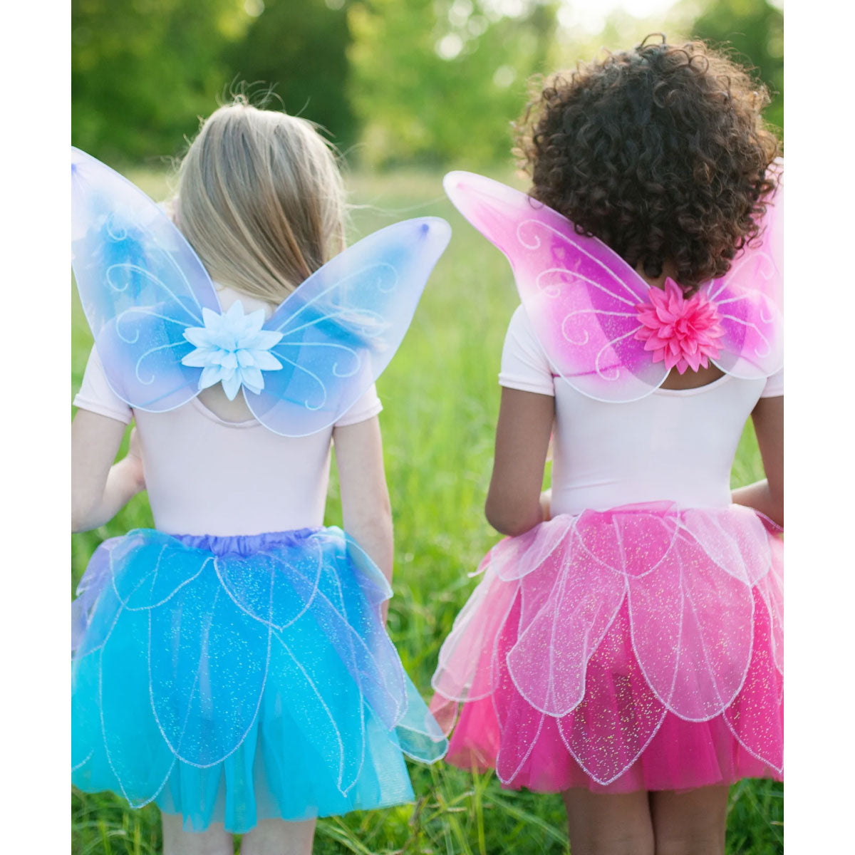 Fancy Flutter Fairy Skirt With Wings & Wand Sets