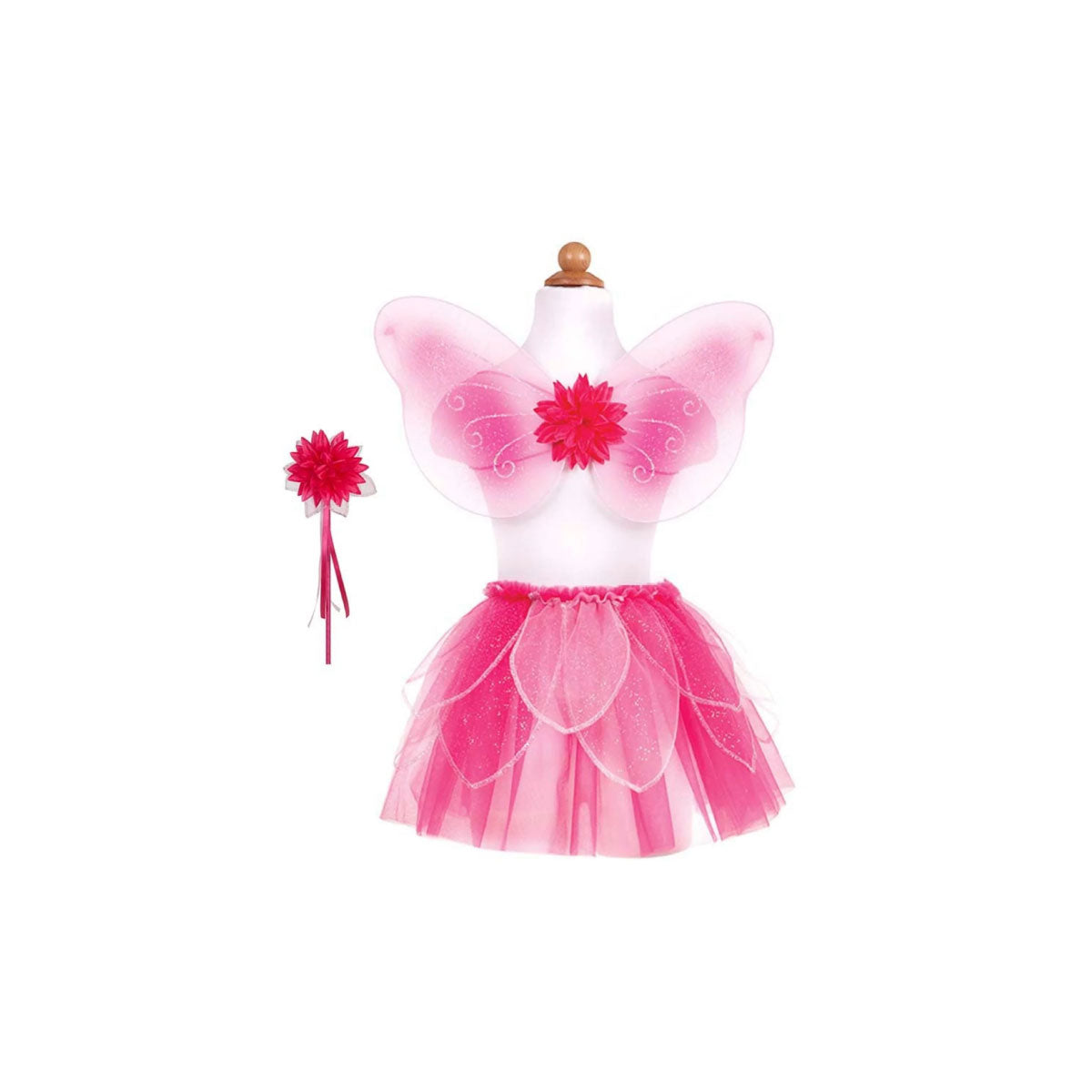 Fancy Flutter Fairy Skirt With Wings & Wand Sets