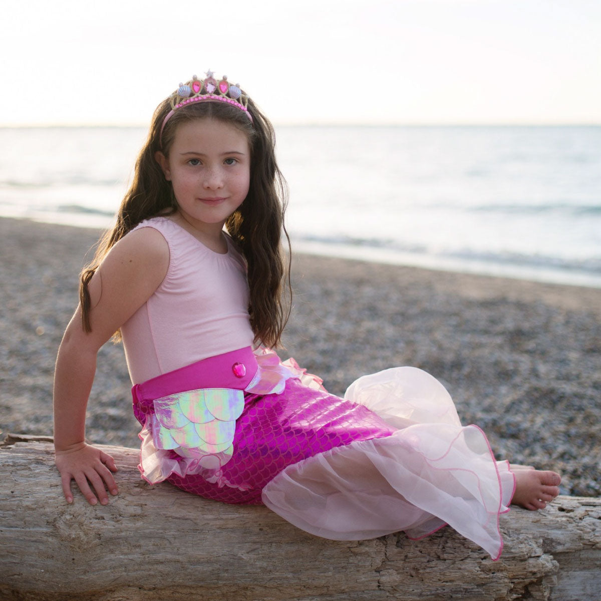 Mermaid Glimmer Skirts with Headband from Great Pretenders