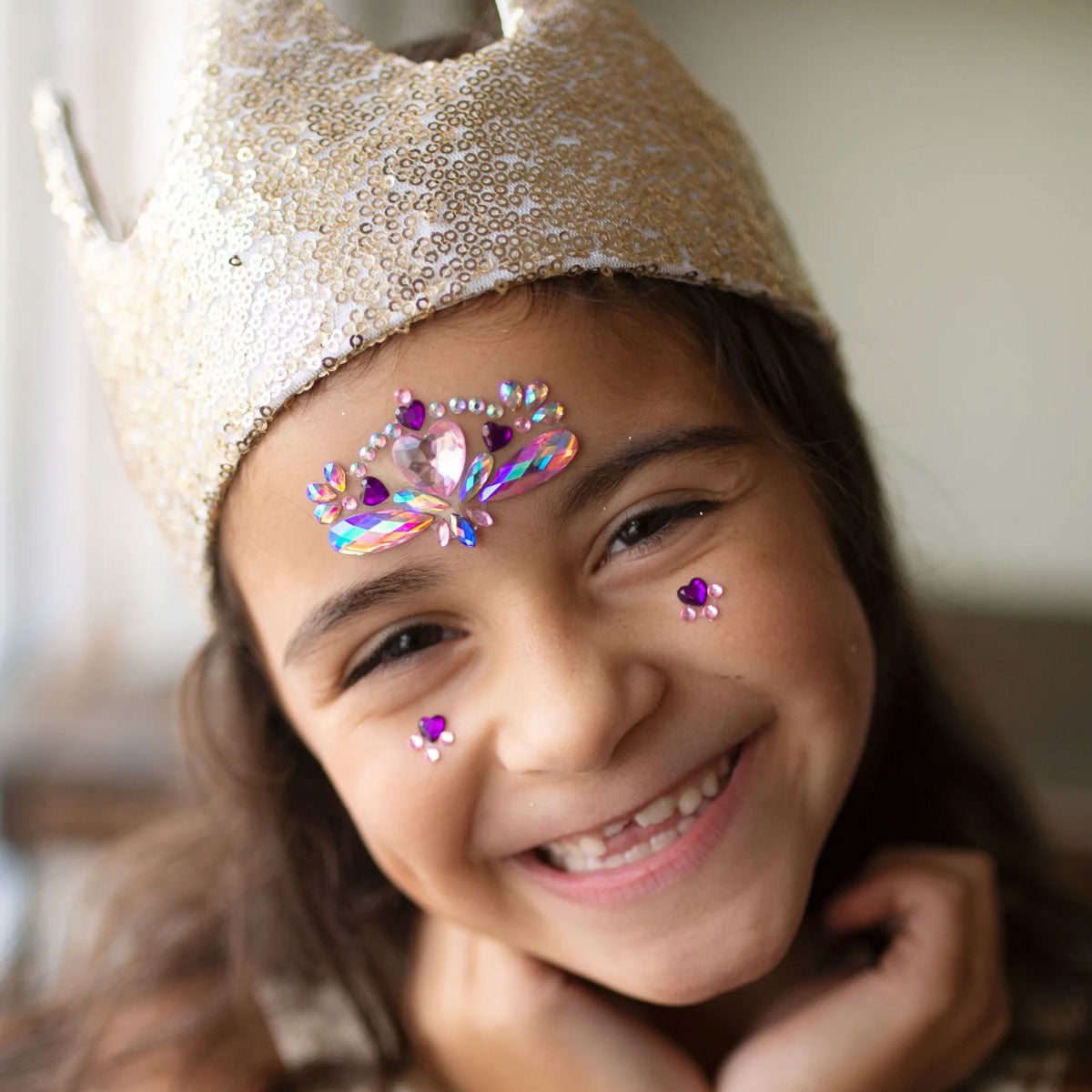 Gracious Gold Sequin Crown from Great Pretenders