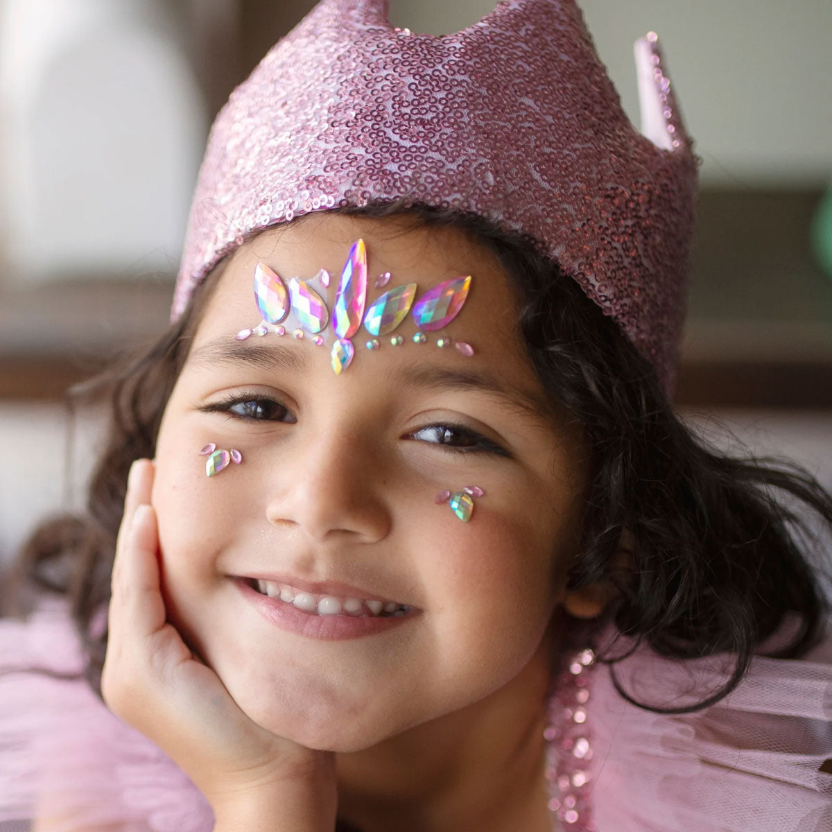 Gracious Gold Sequin Crown from Great Pretenders