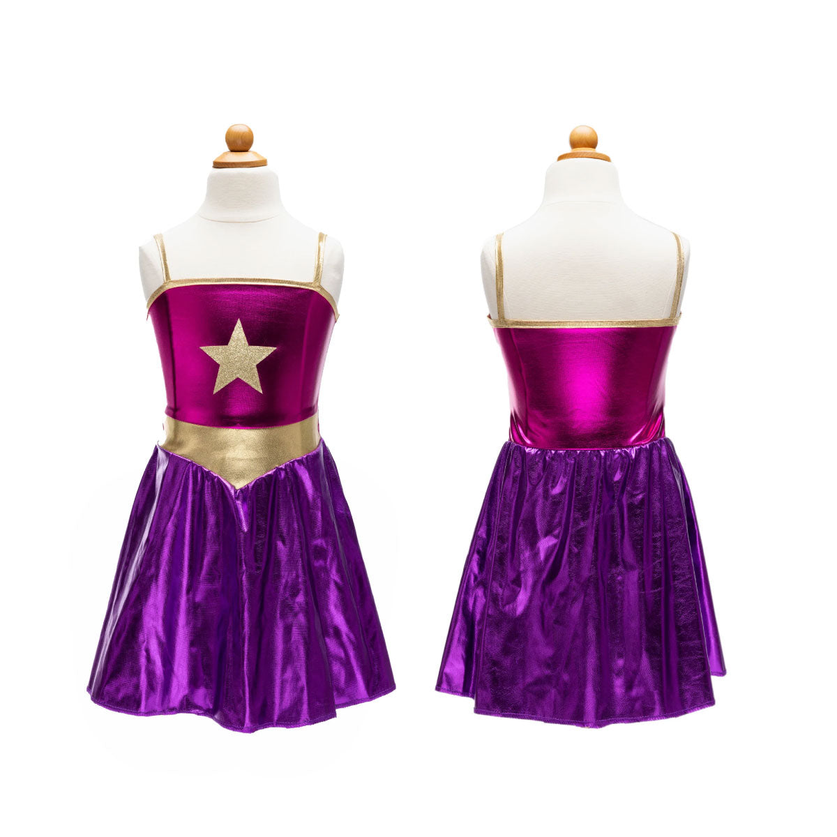 Great Pretenders Superhero Star Dress, Cape, & Headpiece