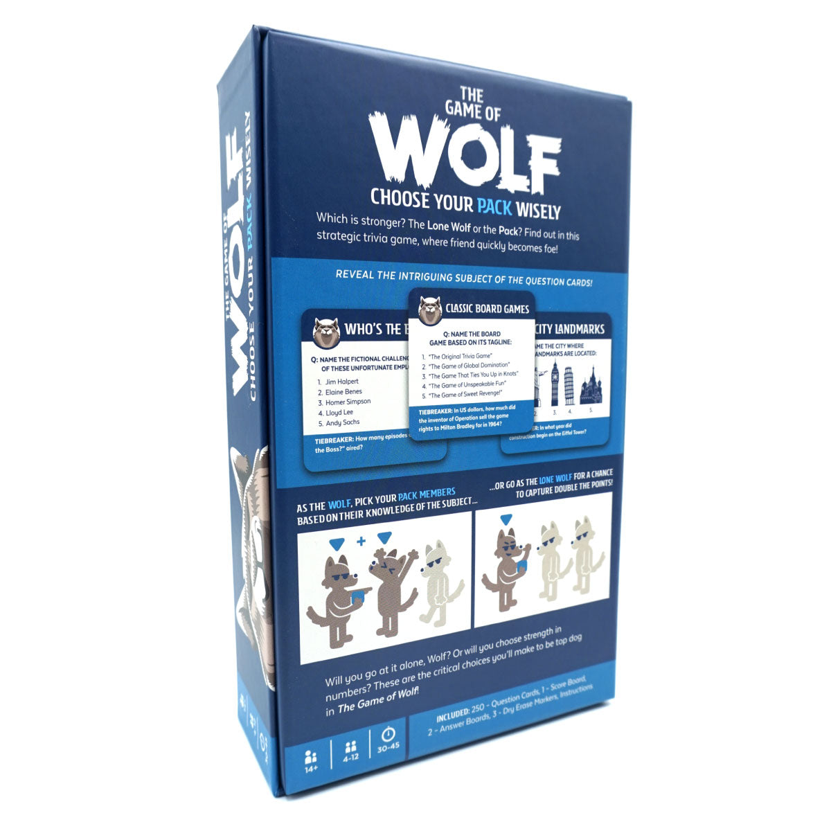 The Game of Wolf Strategic Trivia Game
