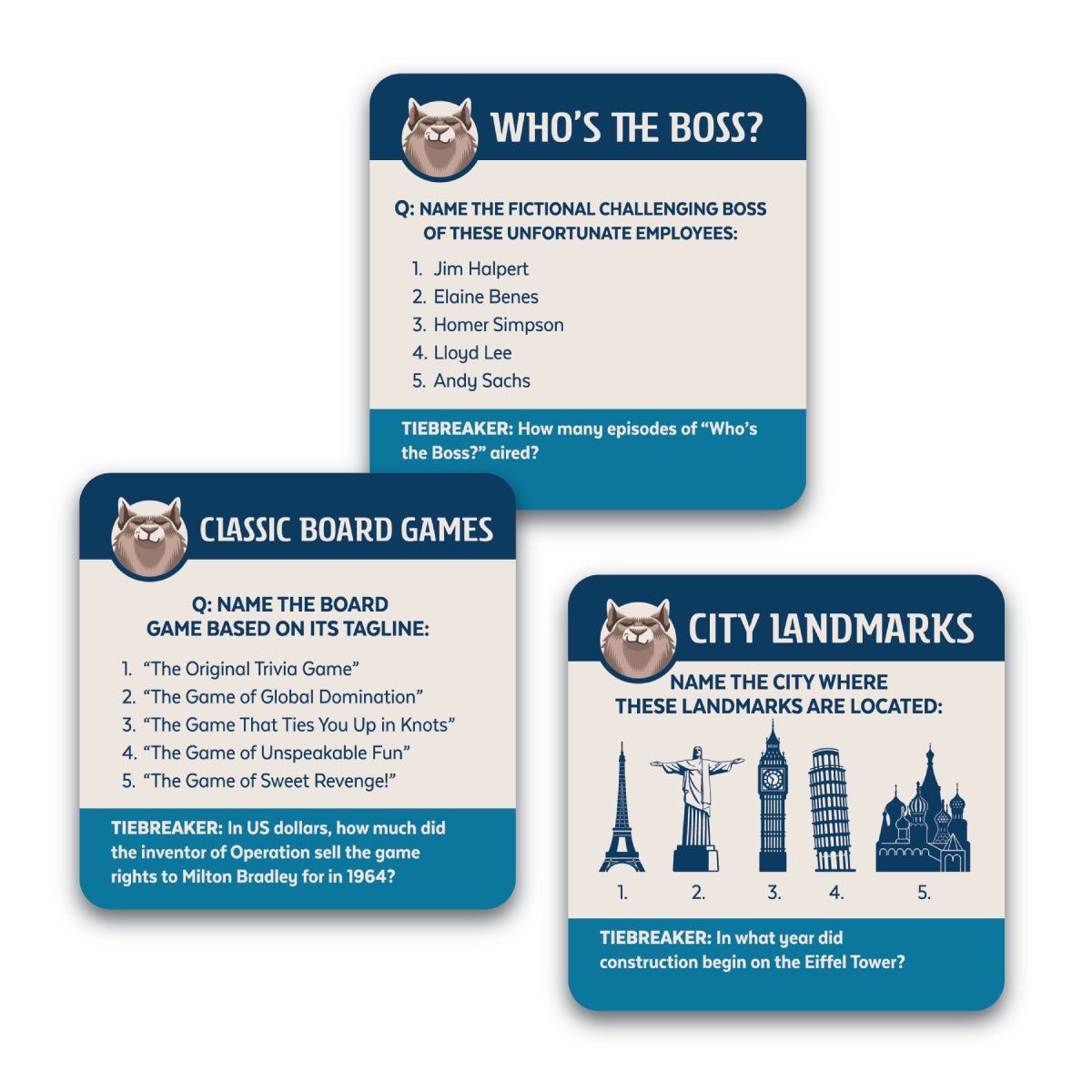 The Game of Wolf Strategic Trivia Game