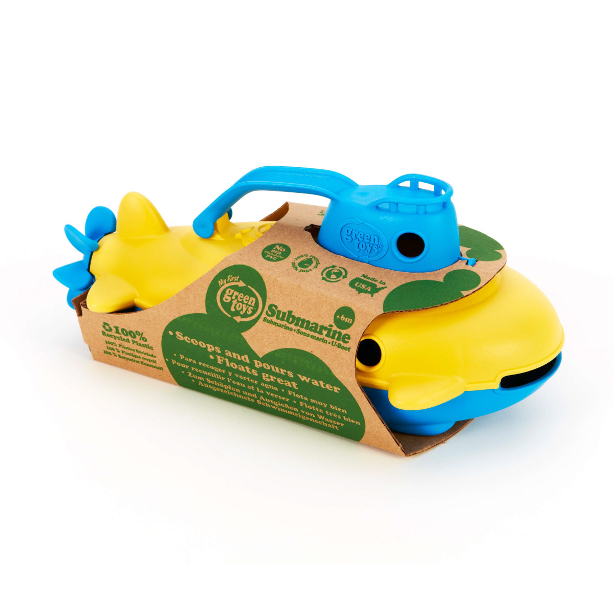 Green Toys Submarine - Blue Handle
