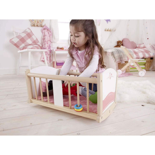Hape Rock-a-Bye Wooden Cradle