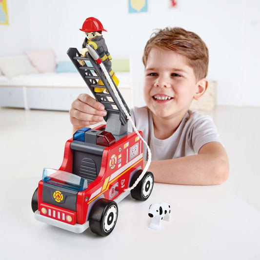 Hape Fire Truck Rescue Team