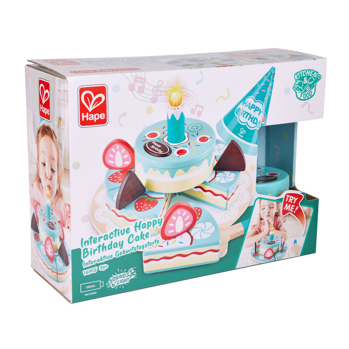 Hape Interactive Happy Birthday Cake