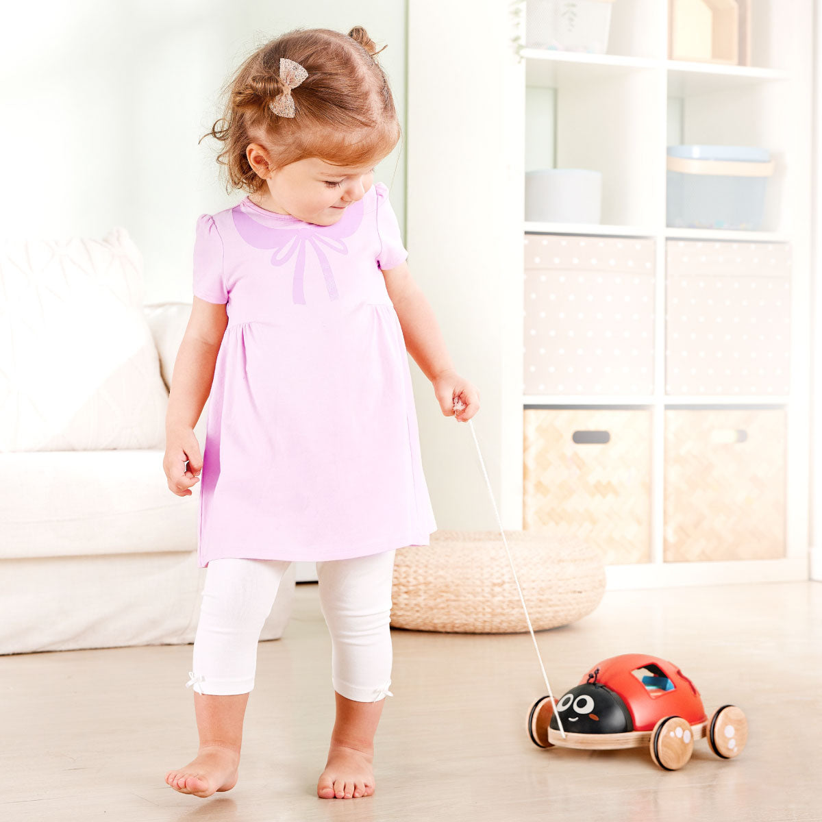 Hape Ladybug Shape Sorter Pull Toy