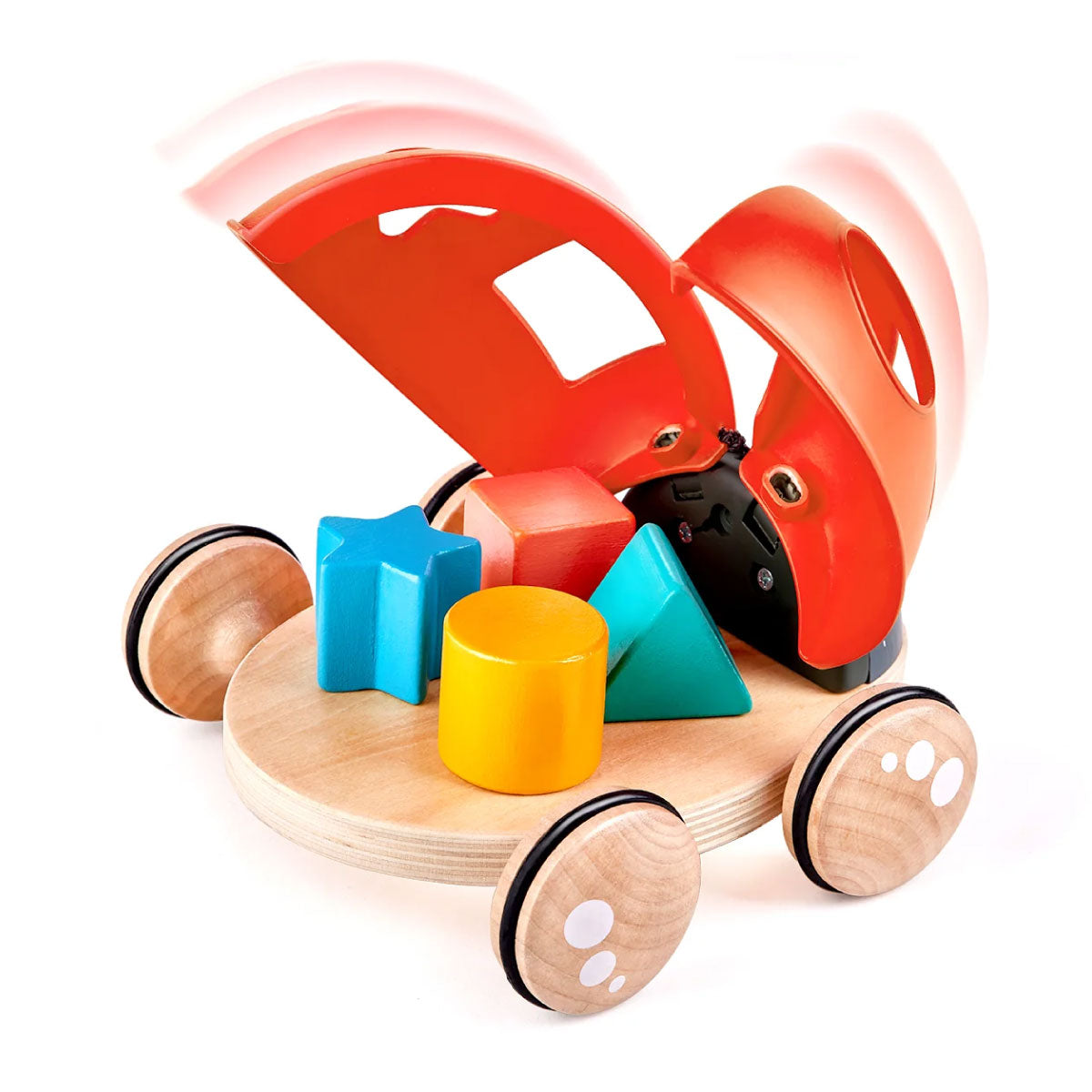 Hape Ladybug Shape Sorter Pull Toy
