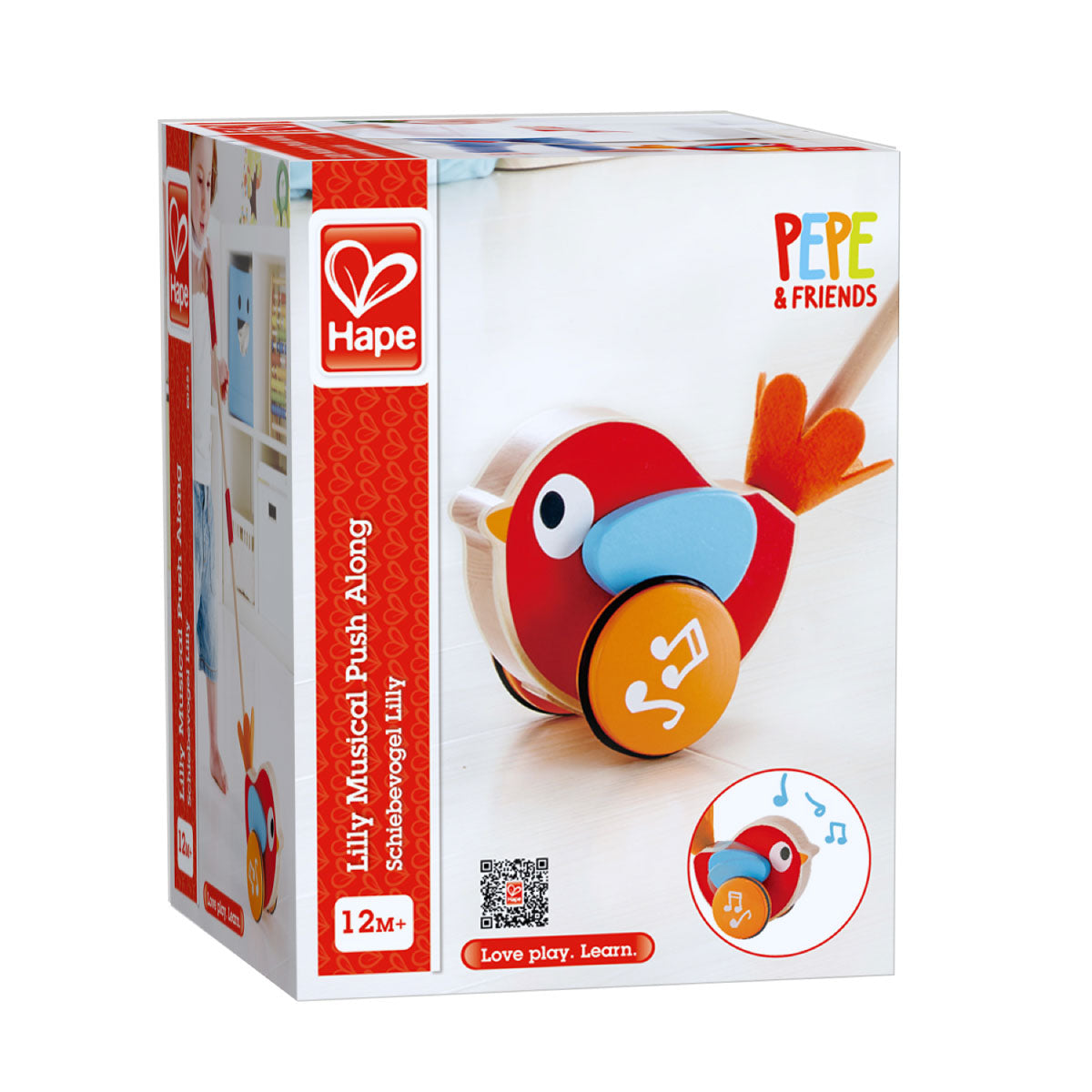 Hape Lilly Bird’s Musical Push Along