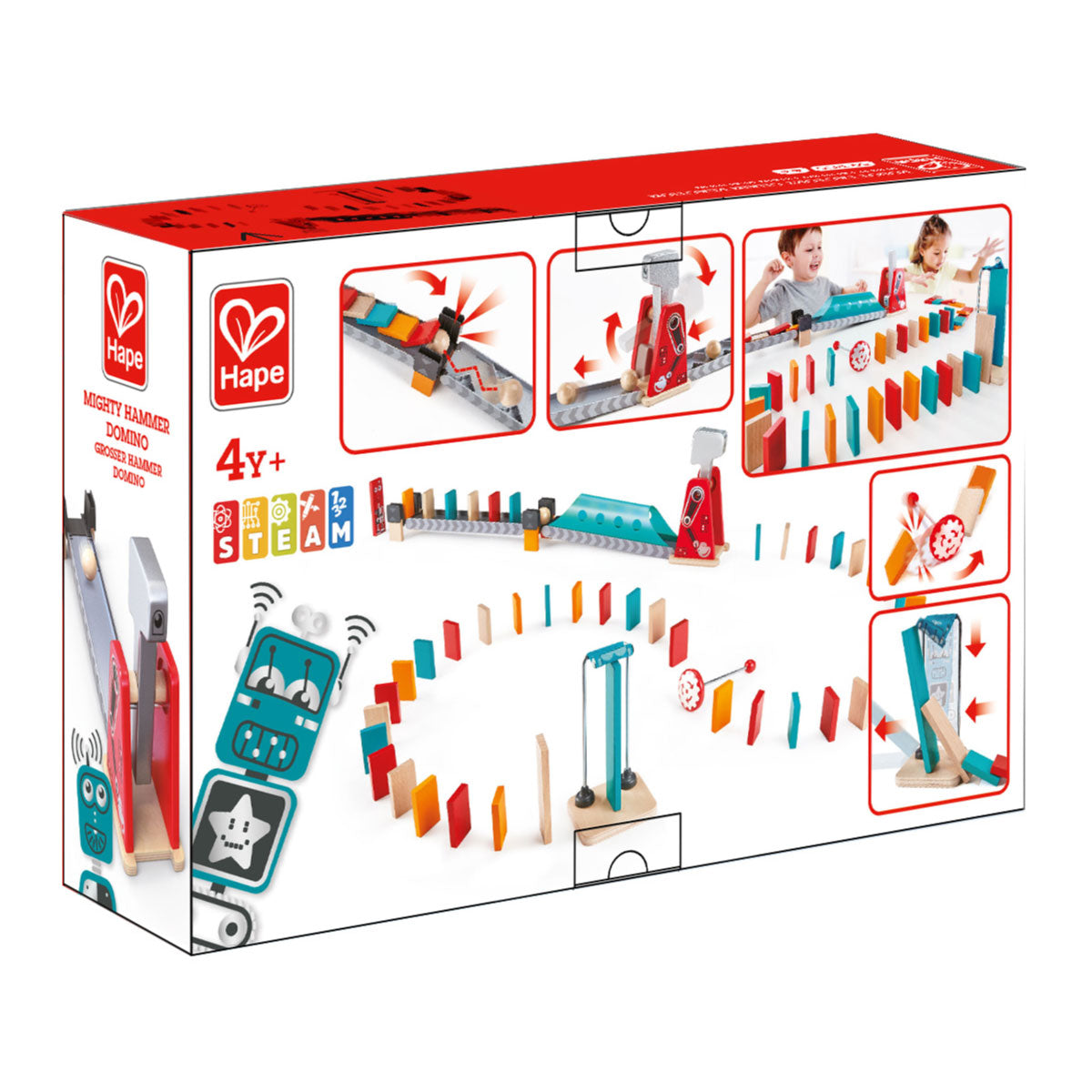 Hape Mighty Hammer Domino Run