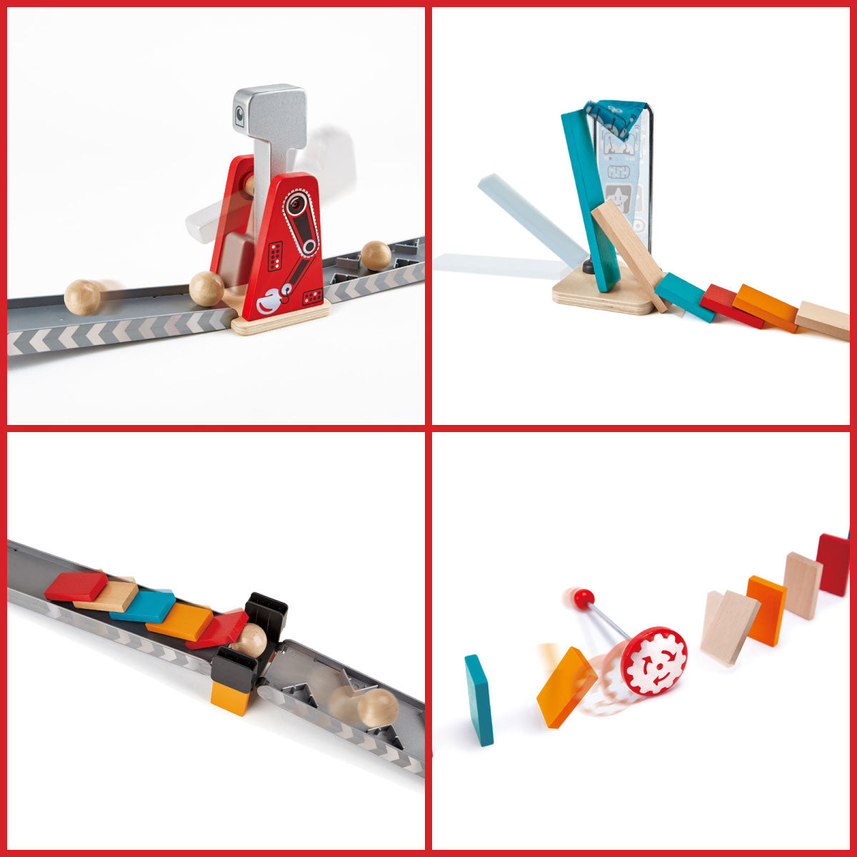 Hape Mighty Hammer Domino Run