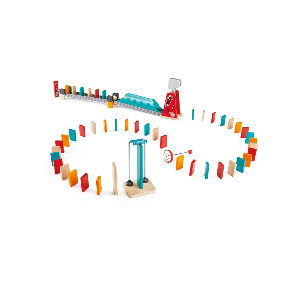 Hape Mighty Hammer Domino Run