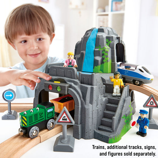 Hape Light and Sound Mountain Train Tunnel Set