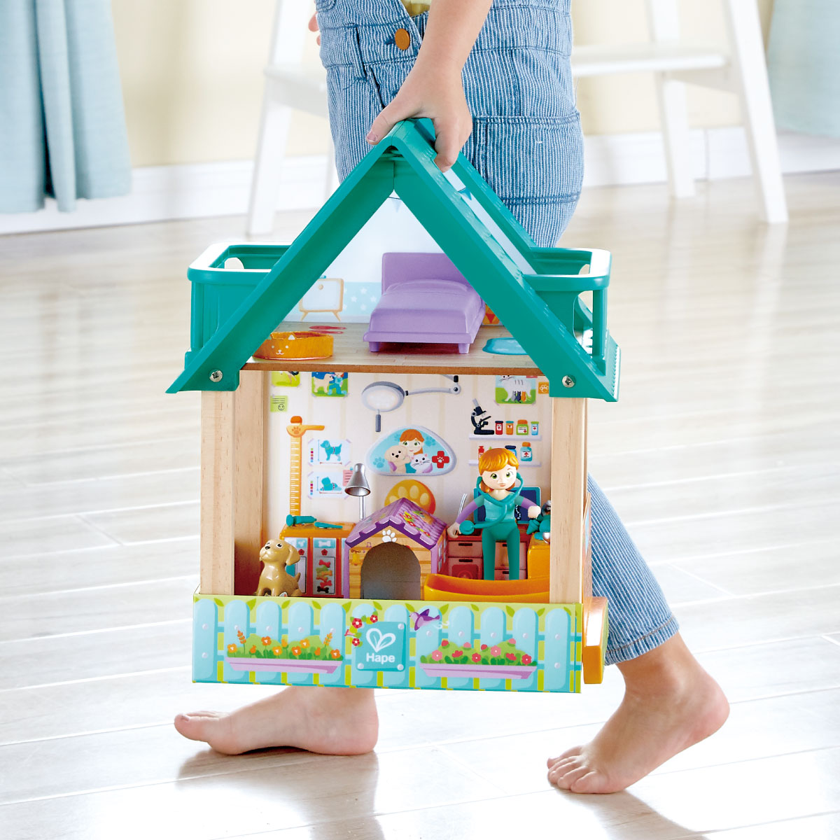 Hape Furry Friend Vet Play Set