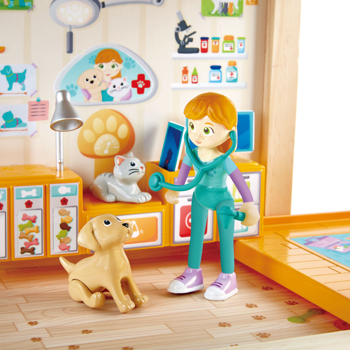 Hape Furry Friend Vet Play Set