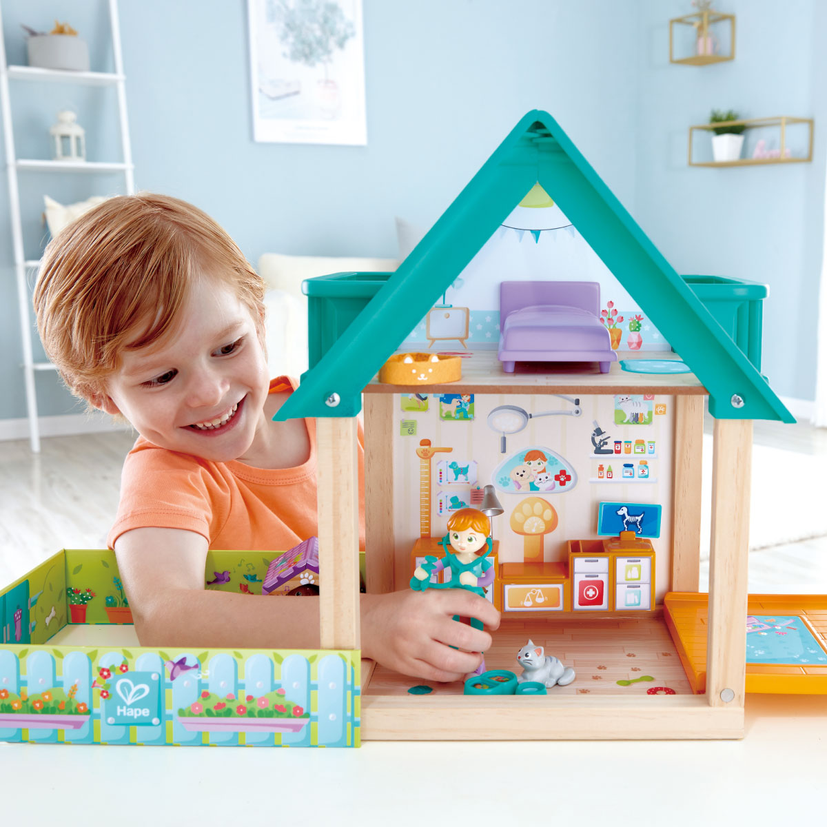 Hape Furry Friend Vet Play Set