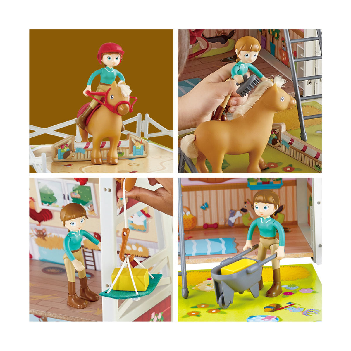 Hape Pony Club Ranch Play Set