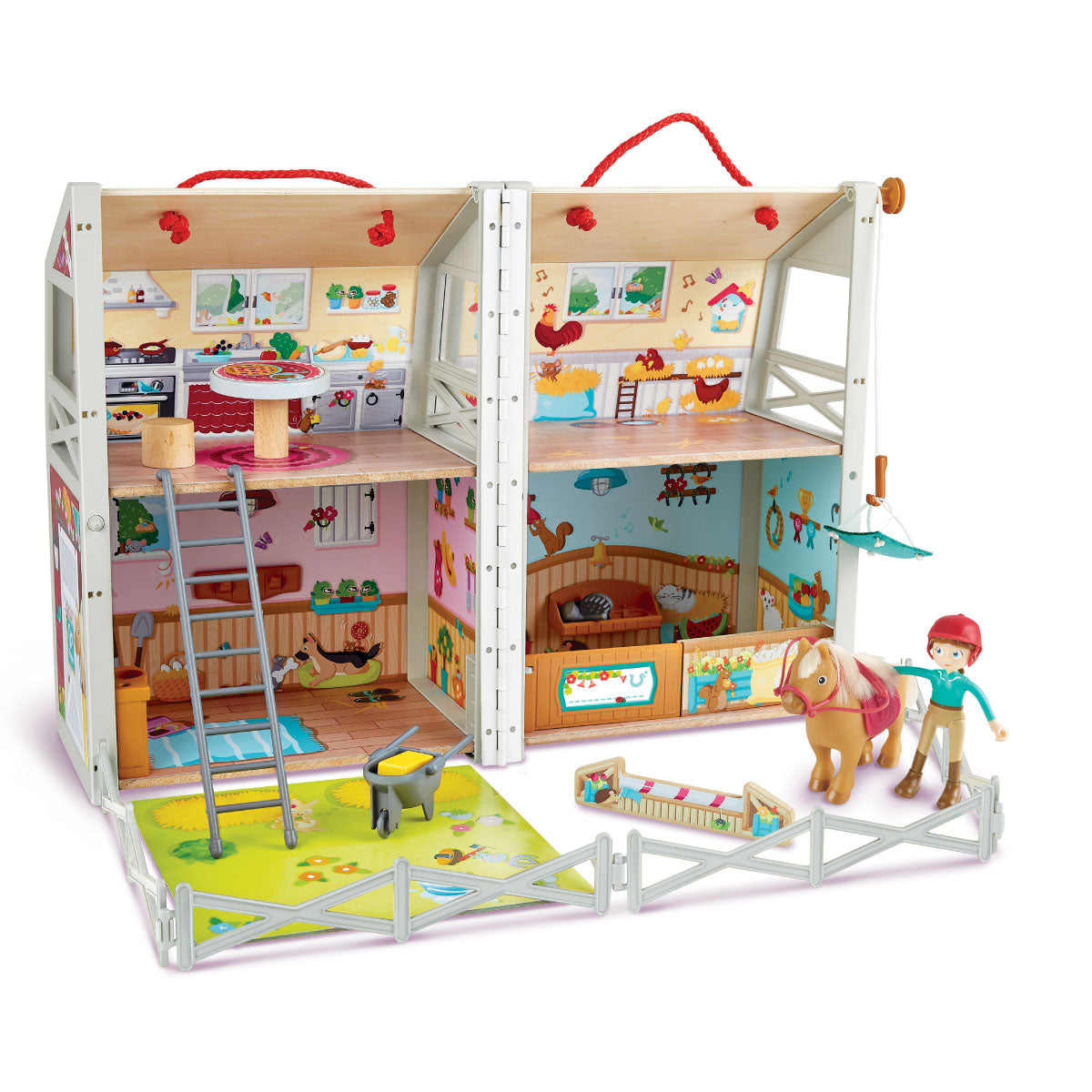 Hape Pony Club Ranch Play Set