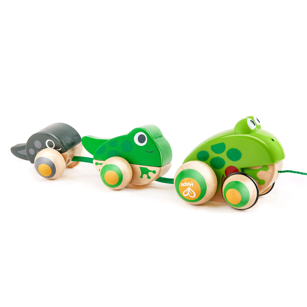 Hape Pull Along Frog Family