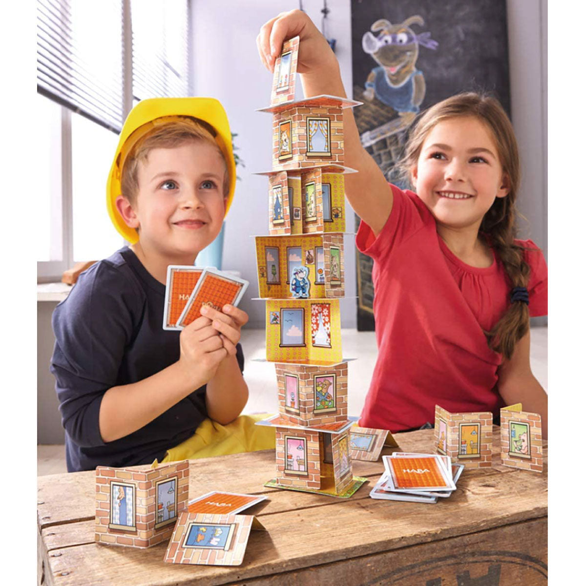 Rhino Hero Stacking Card Game from Haba