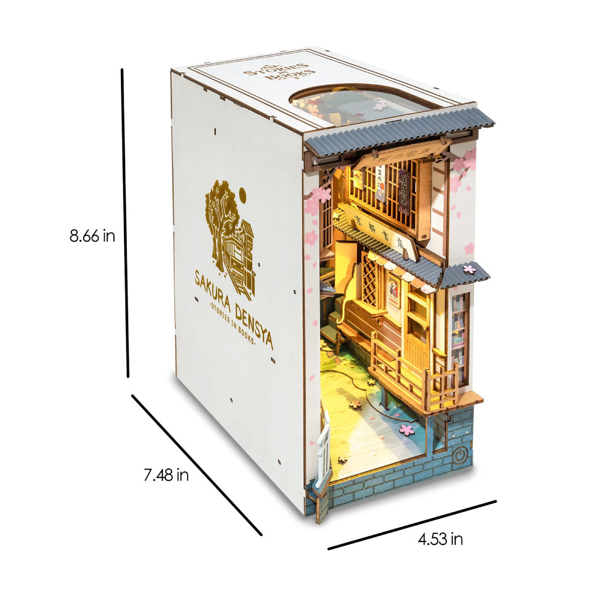 DIY Book Nook Miniature - Sakura Densya Tram