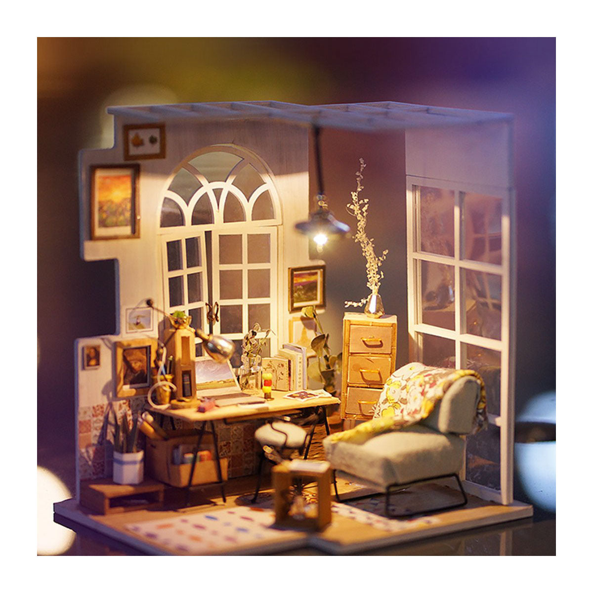 DIY Miniature House - Soho Time Office