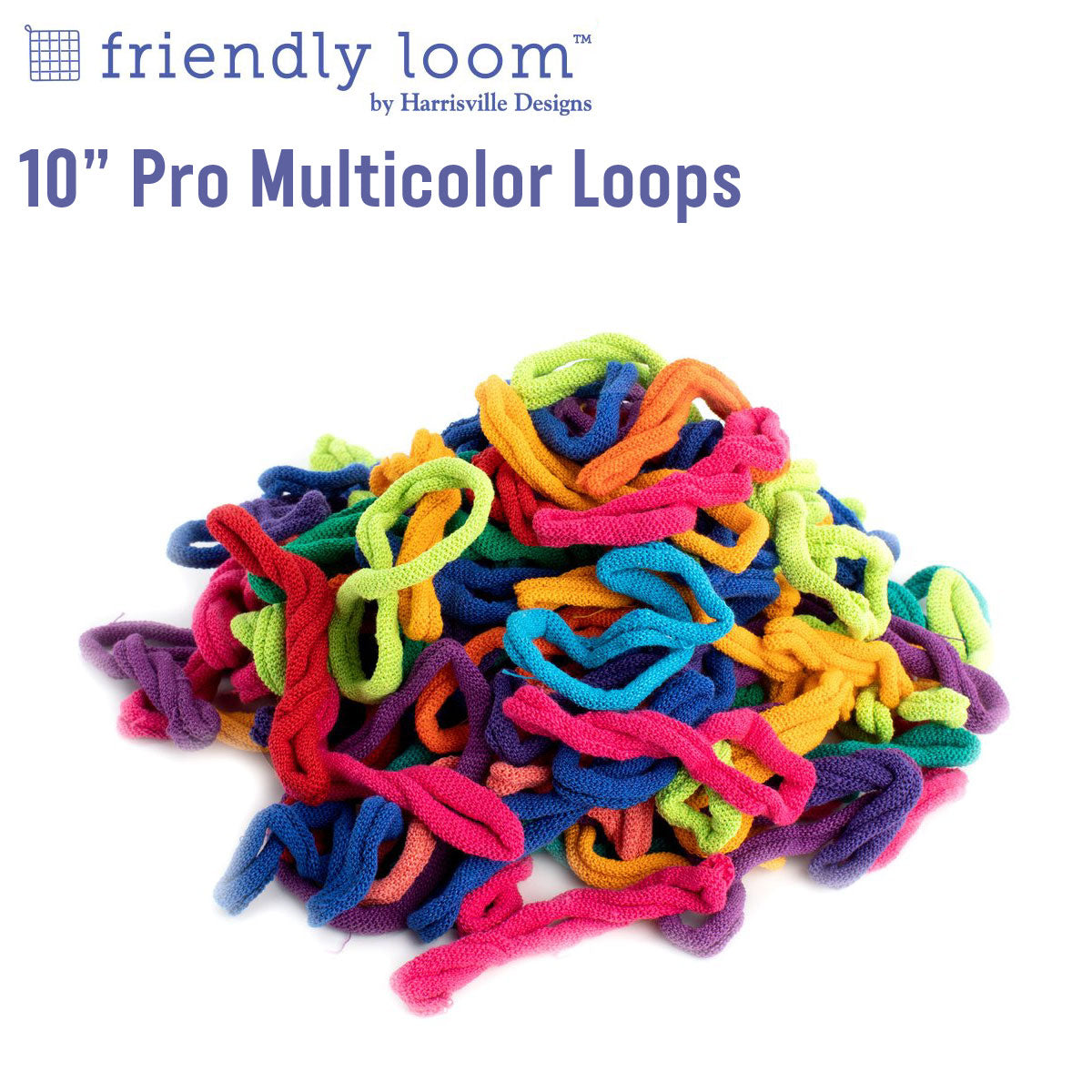 Harrisville Designs Friendly Loom 100% Cotton Potholder Loom Refill Loops - 10"