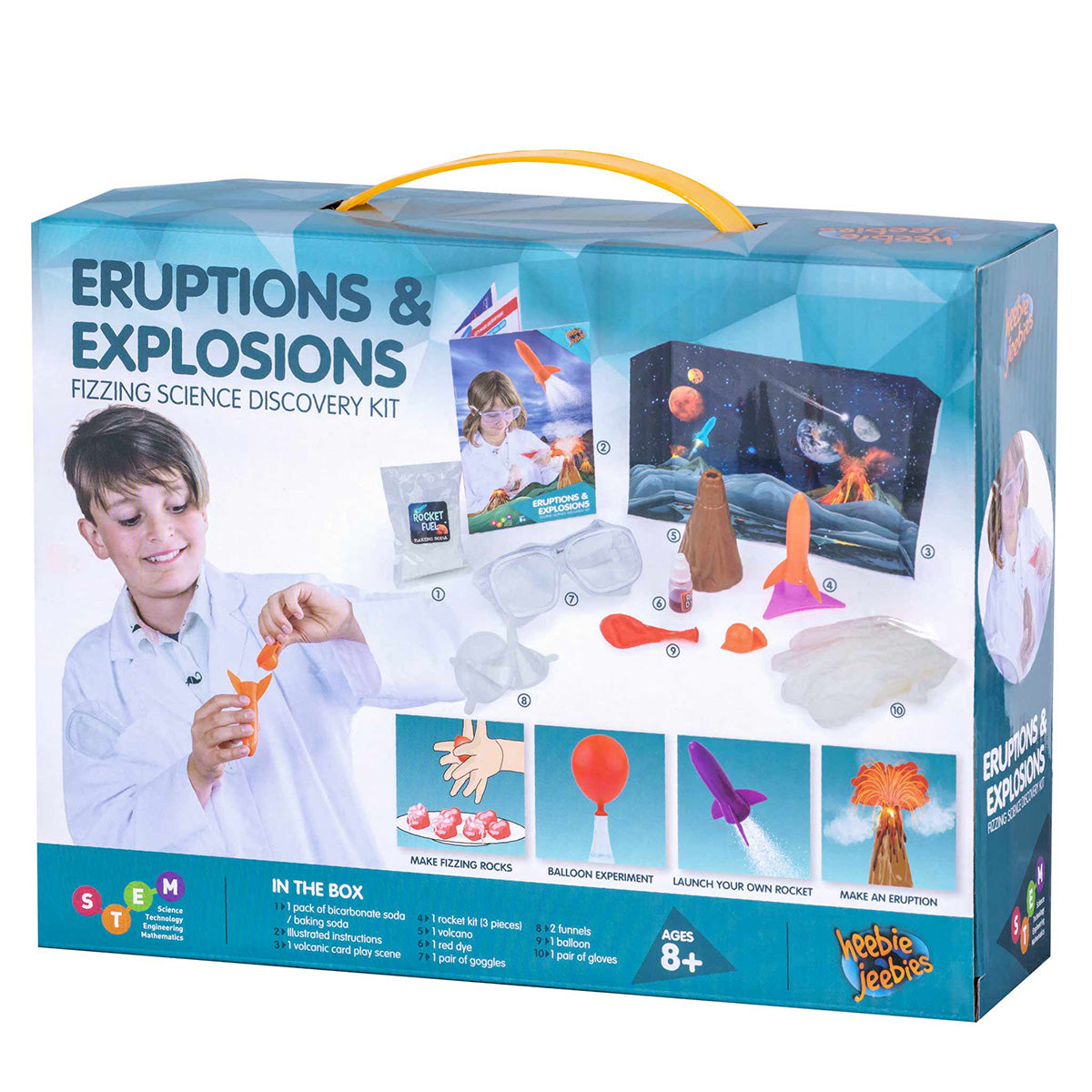 Eruptions & Explosions Science Kit from Heebie Jeebies