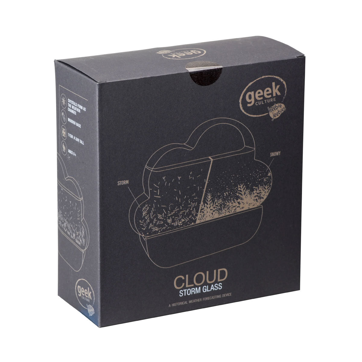 Heebie Jeebies Geek Culture Storm Glass Cloud