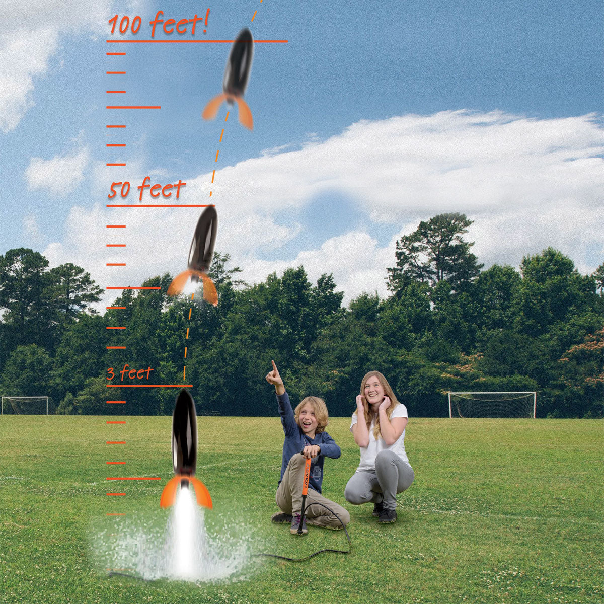 Liquifly Deluxe Water Powered Bottle Rocket