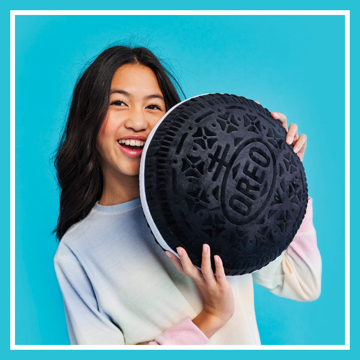 Oreo Cookie Embossed Fleece Plush