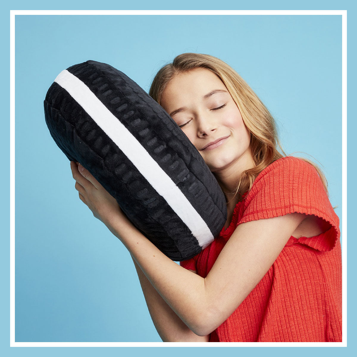 Oreo Cookie Embossed Fleece Plush