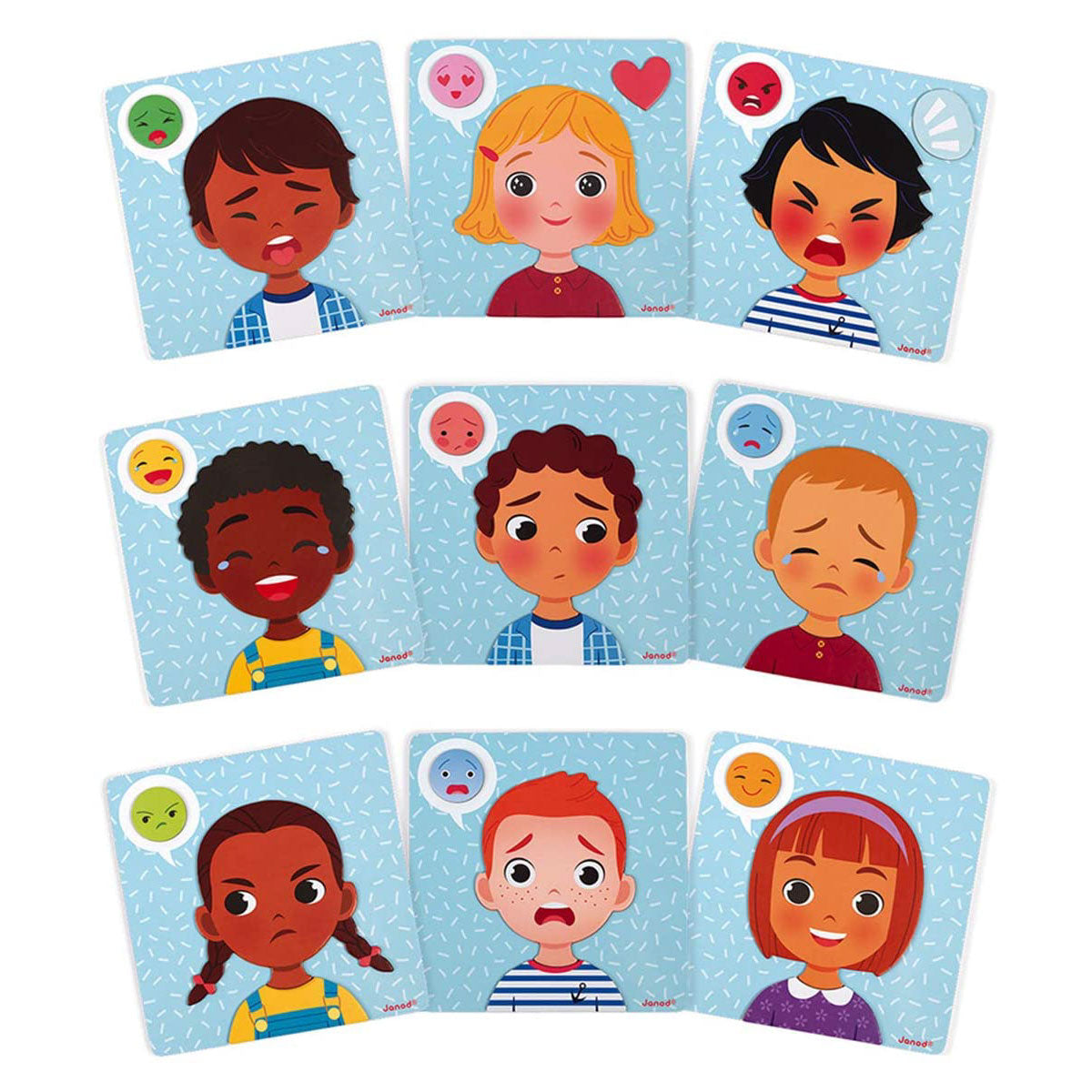 Janod Emotions Magnetic Playset