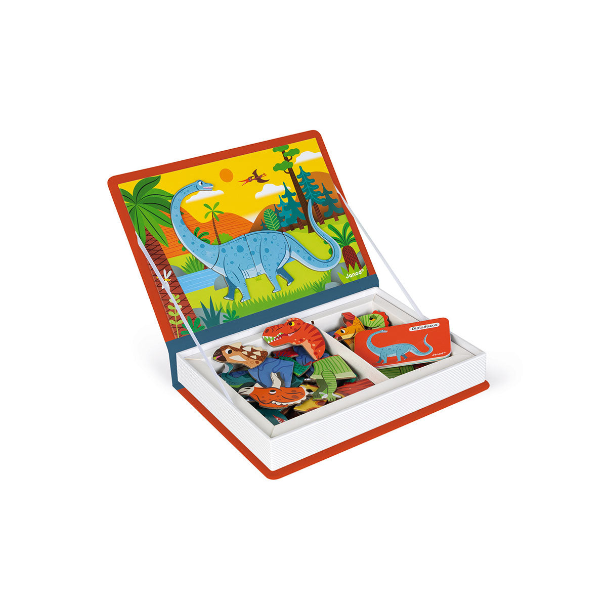 Janod MagnetiBook - Dinosaurs