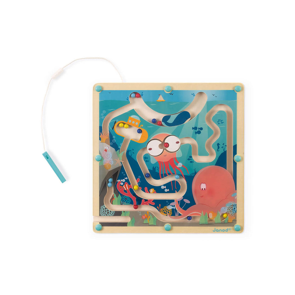 Wooden Magnetic Ocean Maze from Janod