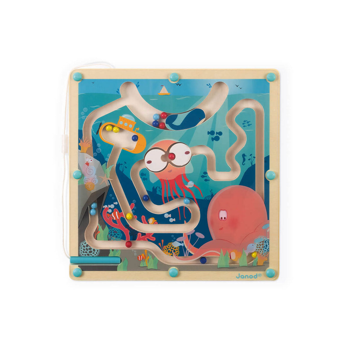 Wooden Magnetic Ocean Maze from Janod