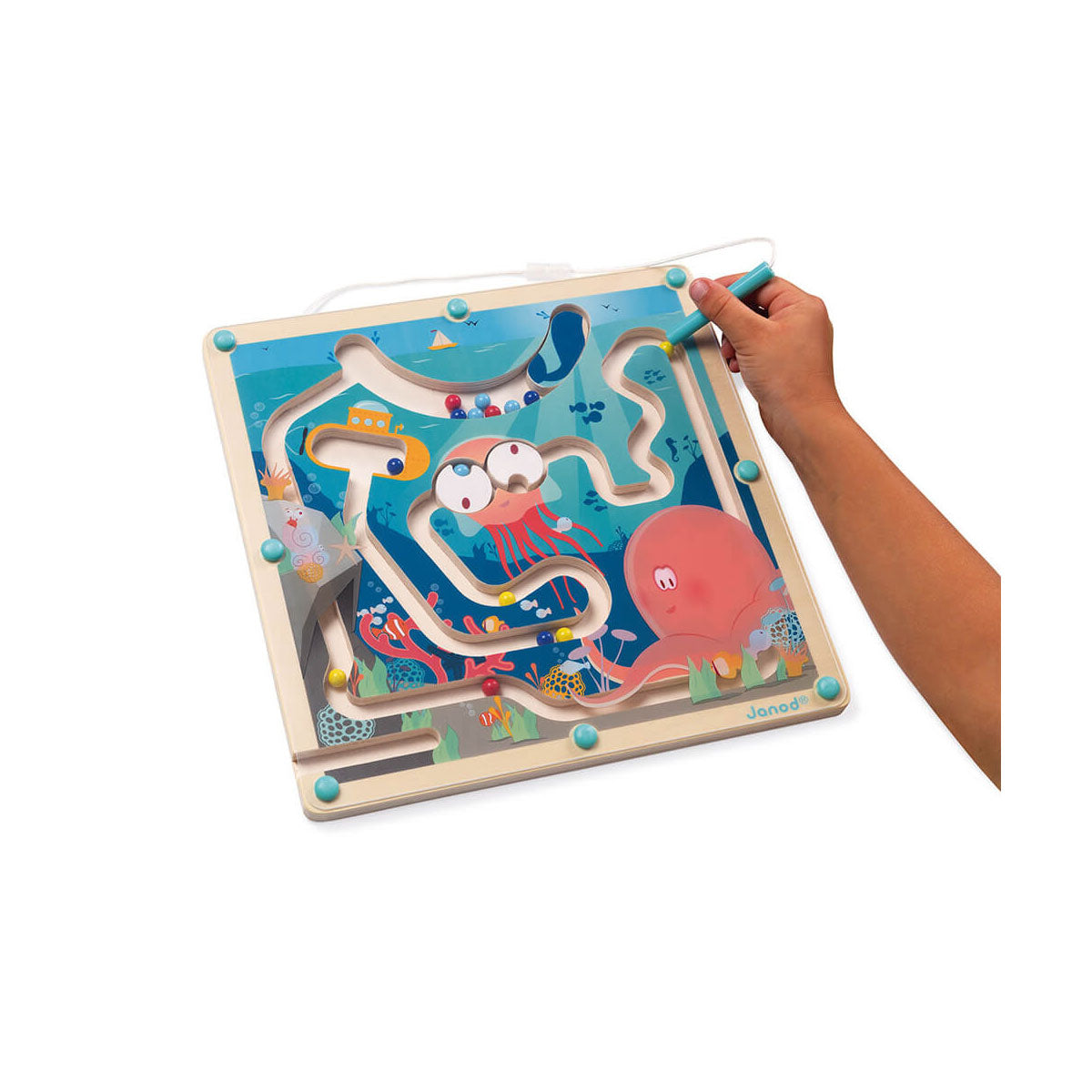 Wooden Magnetic Ocean Maze from Janod