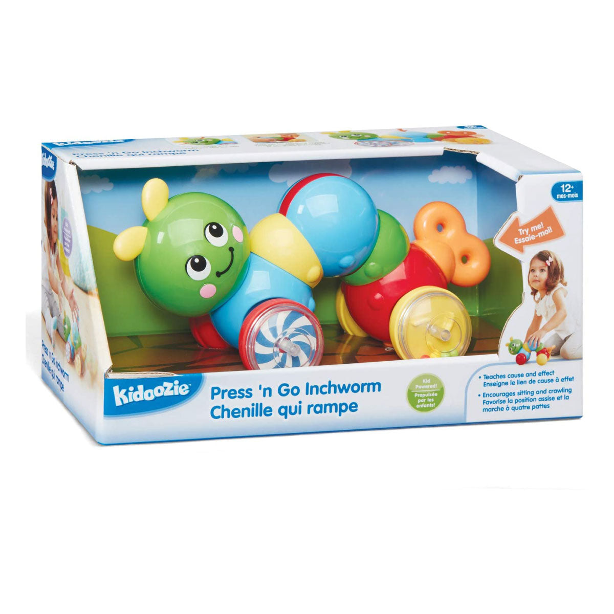 Press n' Go Inchworm from Kidoozie