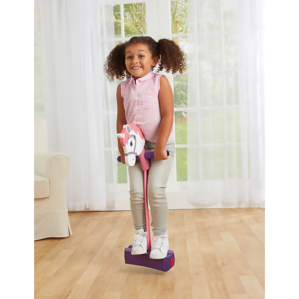 Hop n’ Squeak Unicorn Pogo Jumper from Kidoozie