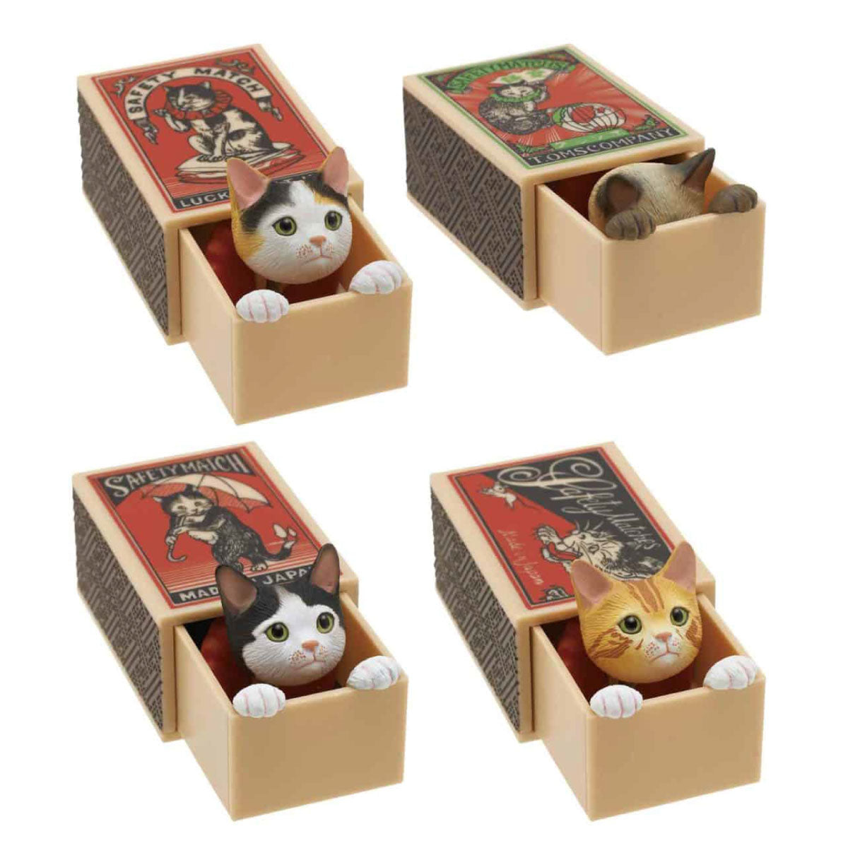 Kitan Club Cat Peek Matchbox Blind Box