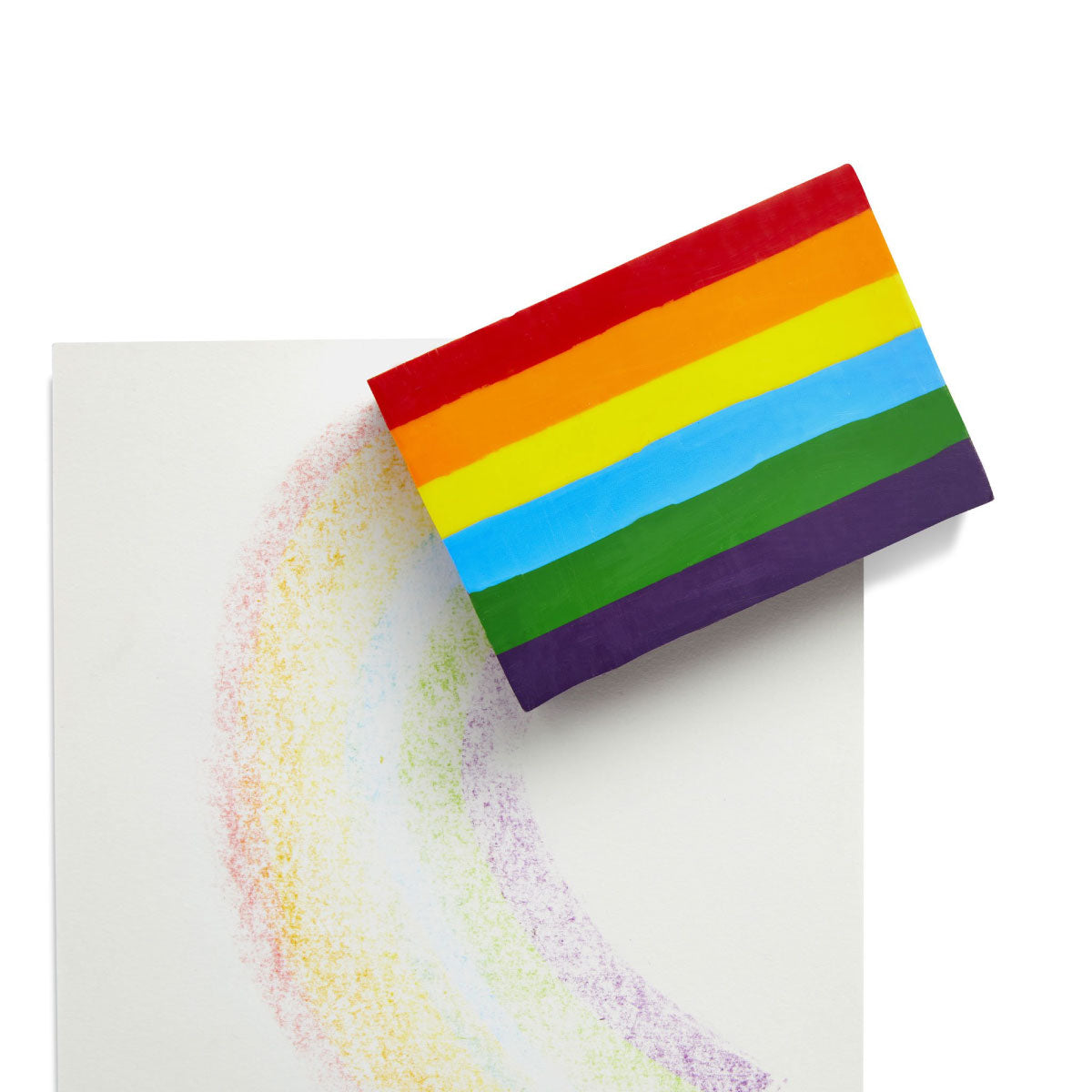 Kid Made Modern Rainbow Block Crayon
