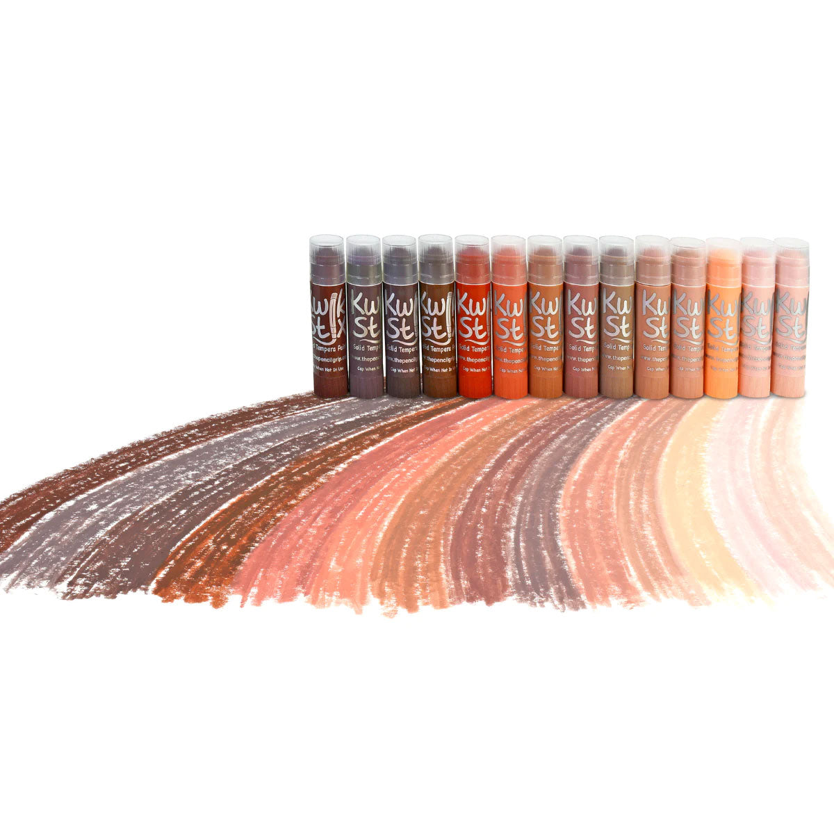 Kwik Stix Global Skin Tones Solid Tempera Paints - 14 Colors