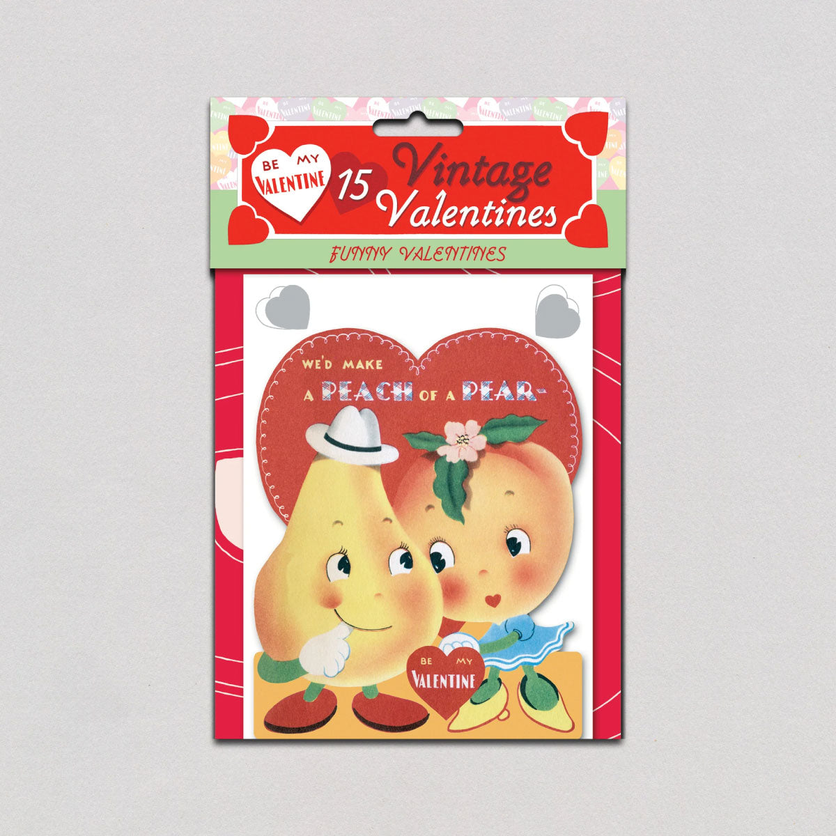 15 Vintage Valentine Cards Pack - In Store Only