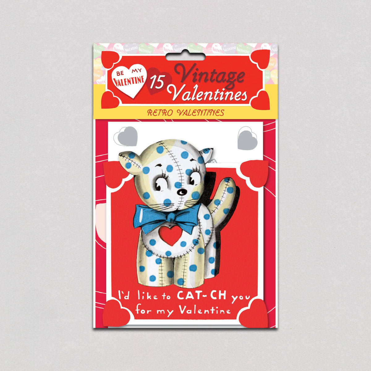 15 Vintage Valentine Cards Pack - In Store Only