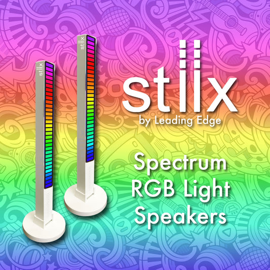 Stiix Spectrum RGB Light Speakers from Leading Edge