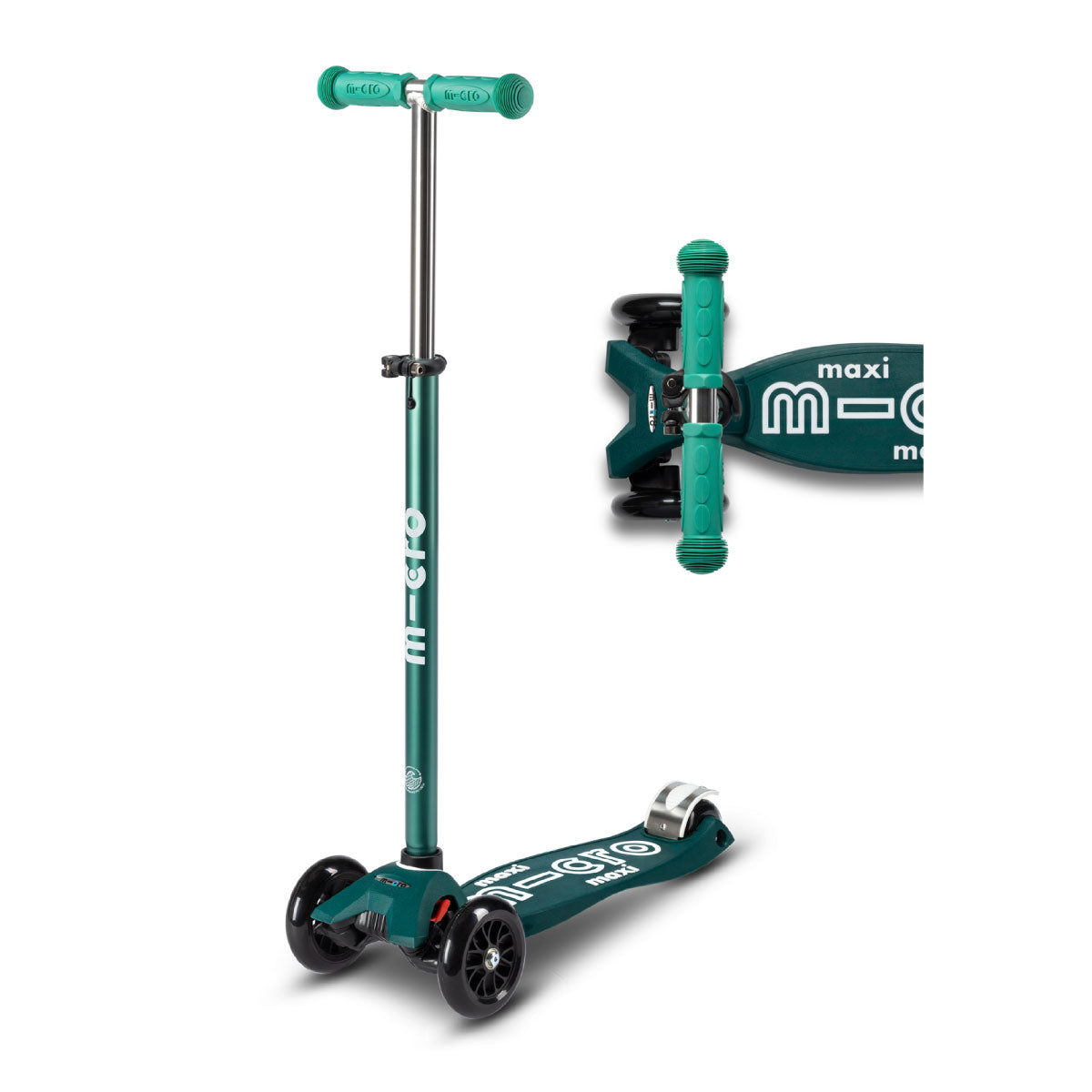 Micro Kickboard Maxi Deluxe Eco Scooter - Green